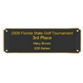 Laser Engraved Die Cut Plaque & Trophy Plate (6 1/2"x2 3/4")